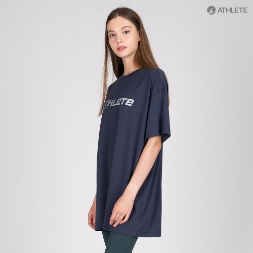 애드리언 오버핏 롱 티셔츠_라이프차콜 HRT76